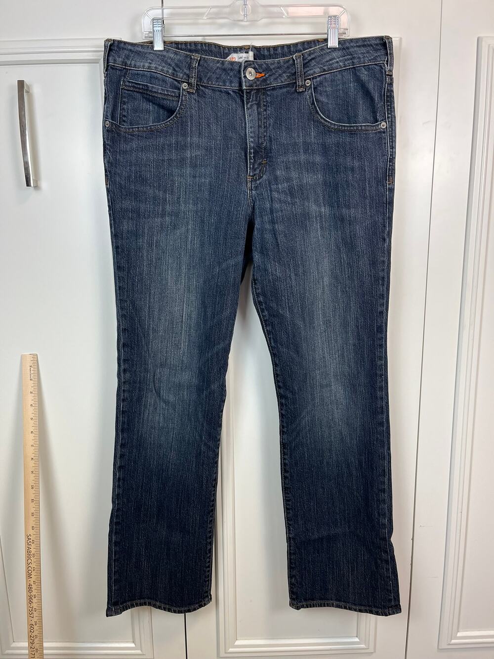 Lee Dark Wash Straight Jeans Size 38